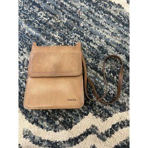 Small Crossbody Fossil Leather Purse